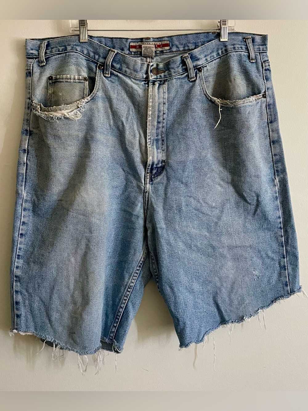 🤠 Merona Light Blue Distressed Denim Jean Shorts Jorts 🤠